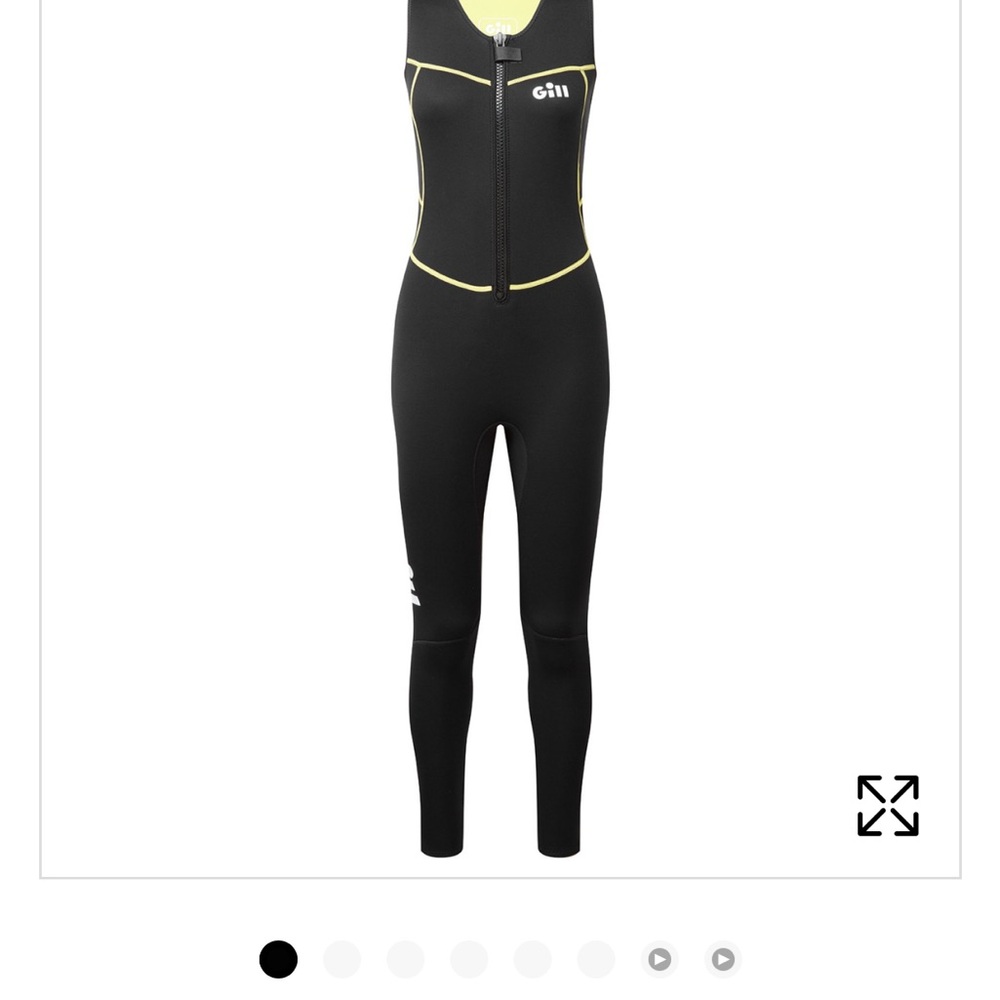 Gill Black and Yellow Wetsuit skiff suit skiffsuit